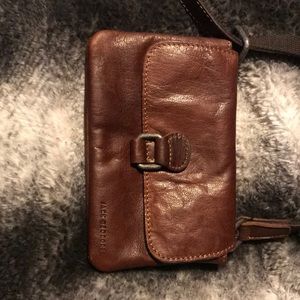 Genuine Leather Brown wallet size purse!
